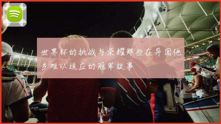 世界杯的挑战与荣耀那些在异国他乡难以适应的冠军故事